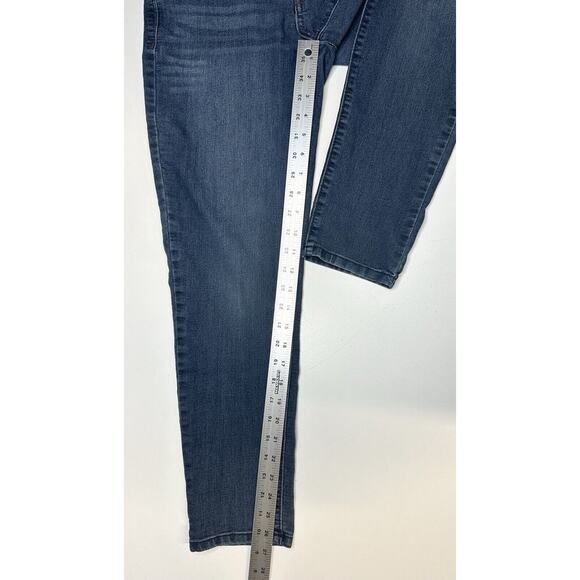 Democracy Jeans Womens 8 Ab Technology Ankle Skimmer Blue Denim Tummy Control - Picture 11 of 12